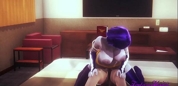  Ten Titans Hentai 3D - Raven Porn - Japanese manga anime cartoon game porn